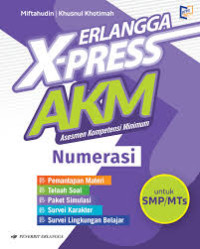 Image of Erlangga X - Press AKM ( Asesmen Kompetensi Minimum ) Numerasi