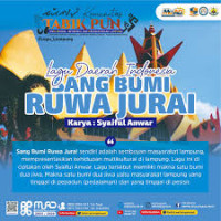 Image of Sai Bumi Ruwa Jurai Lampung Pepadun dan Saibatin/Pesisir