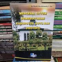 Image of Sistem Pemerintah Kabupaten, Kota dan Provinsi