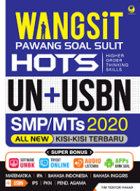 Image of Wangsit Pawang Soal Sulit HOTS UN + USBN SMP/MTs 2020